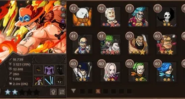 Conta GLA grand line adventures 3k trip com skin kid luffy