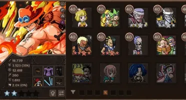 Conta GLA grand line adventures 3k trip com skin kid luffy