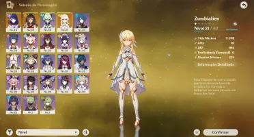 Raiden + Dehya + Pity Garantido, AR 36