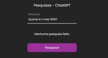 Site Pesquisas - ChatGPT
