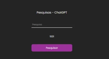 Site Pesquisas - ChatGPT