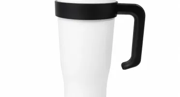 Garrafa Térmica Branca com Canudo - 1,2 Litro