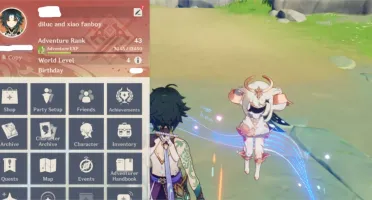 Genshin Impact AR 43 Xiao - Espinha Celestial - Diluc