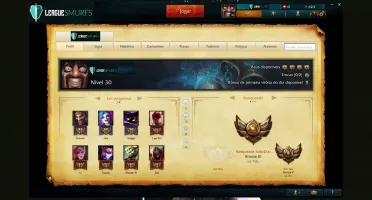 Bronze 3 -> Champs 43 <-> Skins 12 <- E-mail N Confirmado