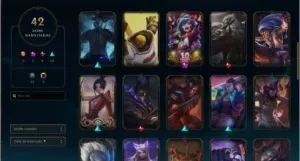 CONTA LEAGUE OF LEGENDS BOAS SKINS