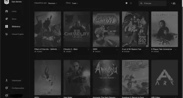 Conta Epic Games Com 95 jogos.
