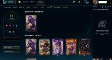 Conta LOL Borda Diamante 2019 Smurf 6