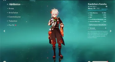 kazuha + zhongli + jean + diluc C1 AR50 Bule lvl 9