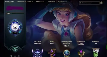 Conta Lol D3, 90 champs