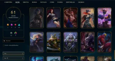 Fullacesso - Conta De 2014 - 61 Skins - Level 403 - 153 Camp