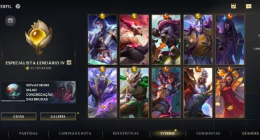 Conta Wild Rift 350+ Skins