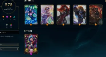 PROMO! Conta lol Esmeralda IV TODOS OS CHAMPS, várias skins
