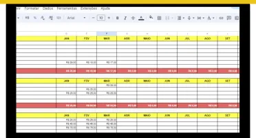 Planilha De Orçamento Pessoal (Controle Mensal)