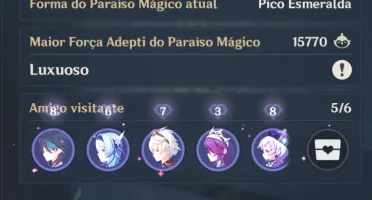 CONTA GENSHIN - XIAO - EULA - QIQI - JEAN - AR45