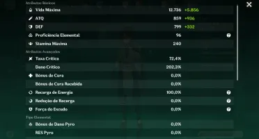AR58 • 11 PERSONAGENS 5* • 5 ARMAS 5* (50/50 Garantido)