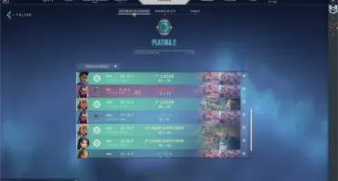 CONTA PLATINA 2 VALORANT/ TODOS CAMPEÕES