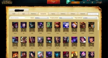 Unranked - 73 campeões - 17 skins - smurf