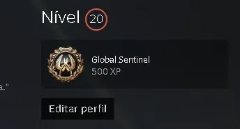 CONTA STEAM LEVEL 20 CSGO PRIME SCUM