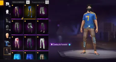 Conta de free fire rara