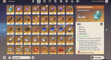 GENSHIN CONTA END GAME AR 55
