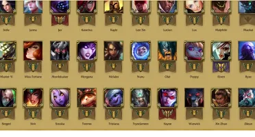 conta do lol Platina V