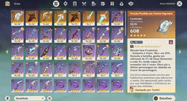 Conta AR 55 - 11 personagens T5 e 7 armas T5