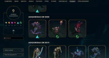Conta Lol Platina III - Todos Os Champs - 116 Skins