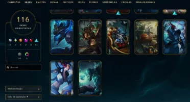Conta Lol Platina III - Todos Os Champs - 116 Skins