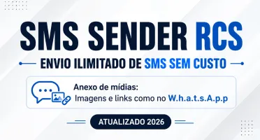 SMS Sender RCS Envie SMS Sem Gastar Créditos