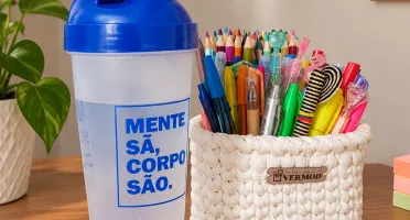 Cesto de Crochê Quadrado Nagyla
