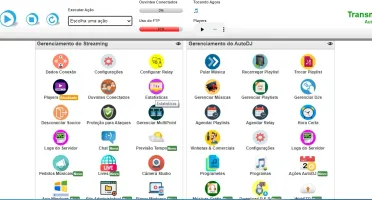 Streaming de audio Web Radio e FM