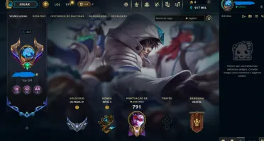 Conta de LOL - LVL 660+ mais de 170 skins +200k de essencia