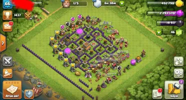 Clash of clans cv8 baratinho