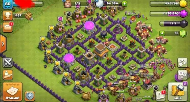 Clash of clans cv8 baratinho