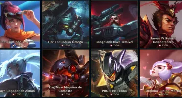 Conta prata II 90 Champions e 56 skins