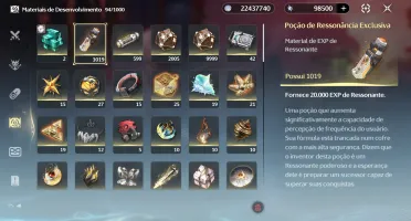Conta Wuthering Waves - Hsin + Sign | 101K+ Astrites