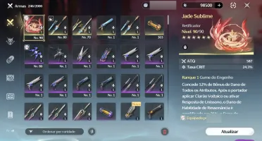 Conta Wuthering Waves - Hsin + Sign | 101K+ Astrites