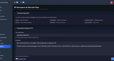Sistema Delivery pagamento online e notificaçao what zaps
