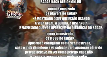  radar hack Albion online c sobreposição de tela Fev att