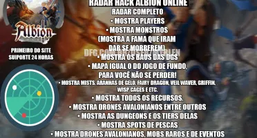  radar hack Albion online c sobreposição de tela Fev att