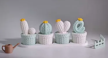 Kit de Vasinhos Love Cactos - 4 Cores