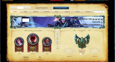 Conta de League of Legends Platina IV