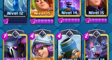 Deck Log Bait - 6 Elites E 9 Evos - [13.500 Troféus]