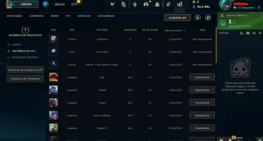 Conta Diamante 4 League of Legends