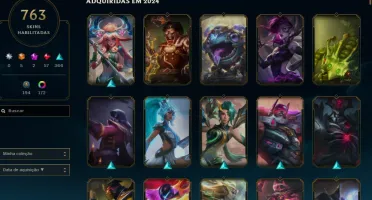 Conta Antiga de 2014 com Skins e Ícones raros 763 skins