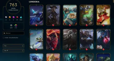 Conta Antiga de 2014 com Skins e Ícones raros 763 skins