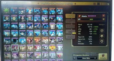Conta de Summoners wars