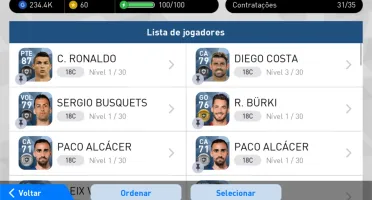 Pes Mobile Conta Rumo Ao 2019 Com Cr7 + Black Ball
