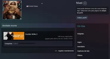 Conta CS2 Level 19 Gamers Club