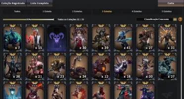 Conta Crossfire Com 700 Cartas 3 Estrelas Santuário Da Morte